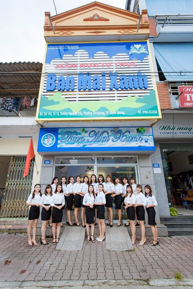 Đội ngũ giáo viên của trường Ban Mai Xanh