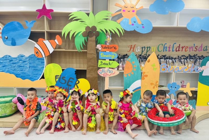 Các bé được trải nghiệm những điều mới mẻ ngay trong chính lớp học của mình