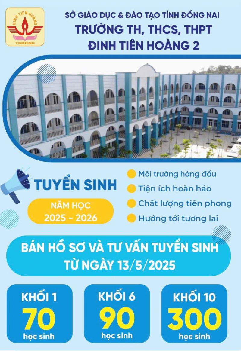 Trường TH, THCS, THPT Đinh Tiên Hoàng 2