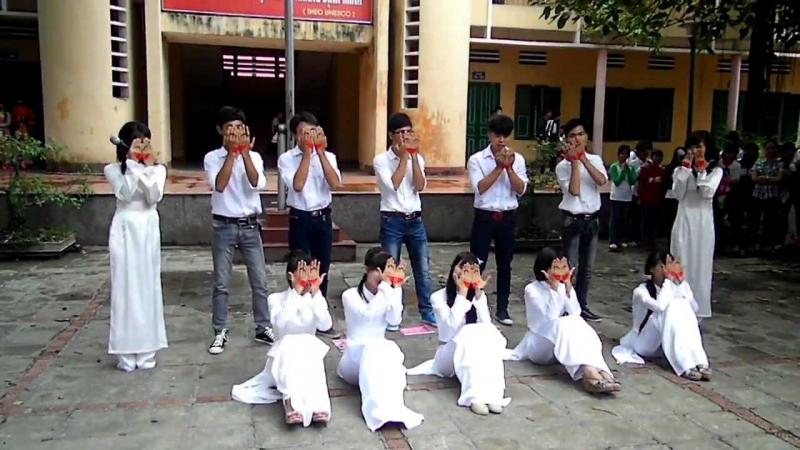 Học sinh trường THPT Hoài Đức A