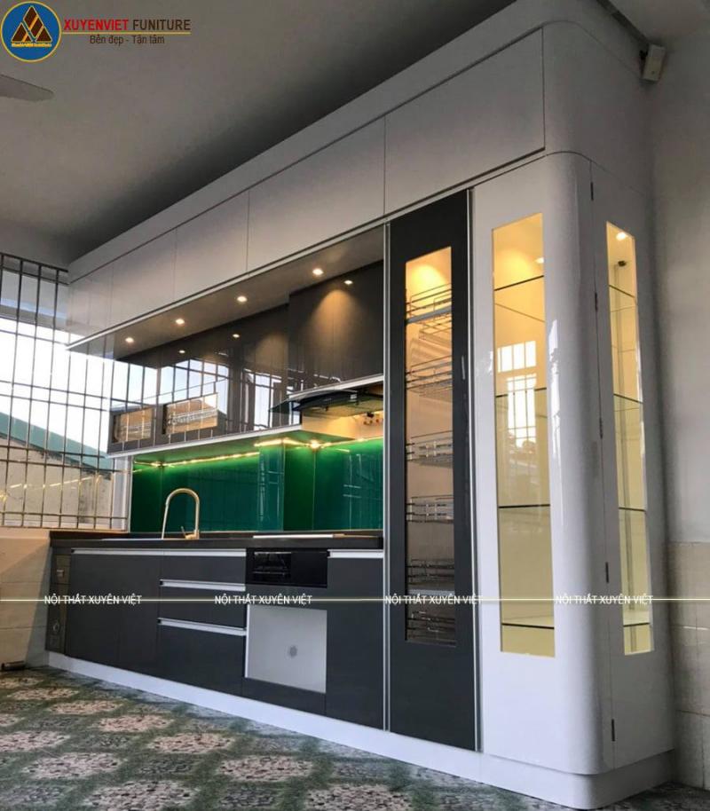 Tủ bếp nhựa Xuyên Việt