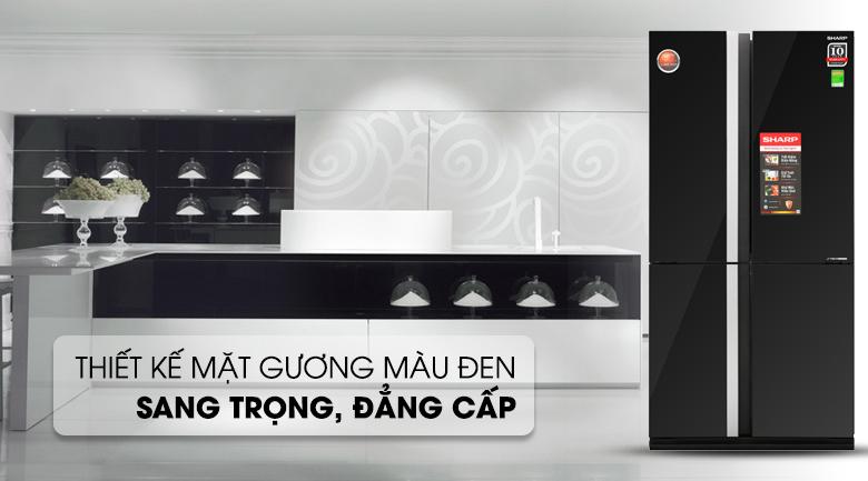 Tủ lạnh 4 canh Sharp SJ-FX688VG-BK - 678 Lít Inverter