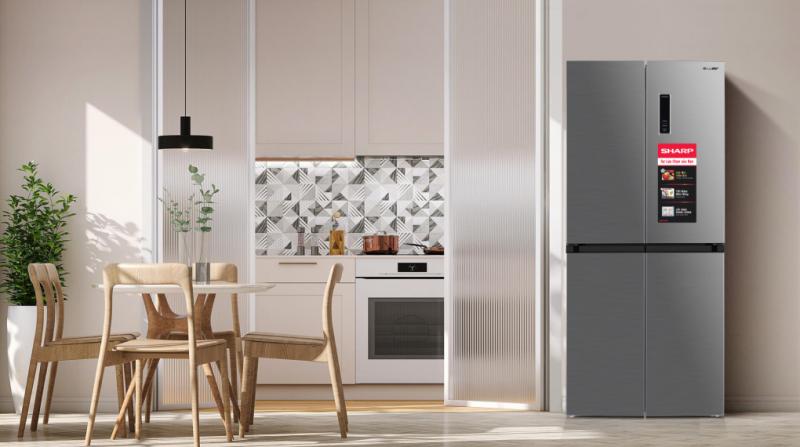 Tủ lạnh Sharp Inverter 362 lít Multi Door SJ-FX420V-SL