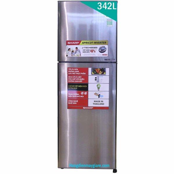 Tủ lạnh Sharp SJ-X346E-SL - 342 Lít Inverter