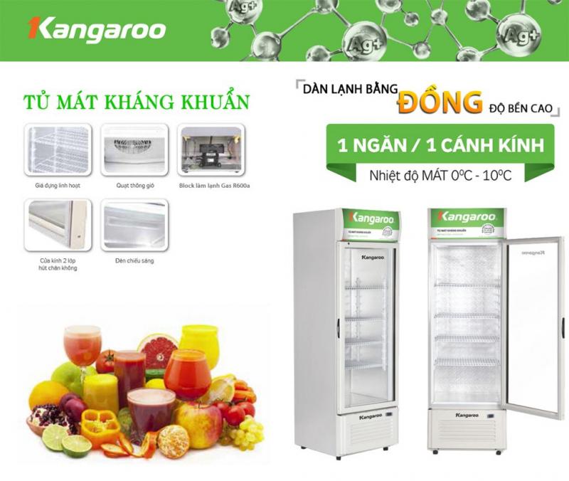 Tủ mát Kangaroo 282 Lít KG369CT1