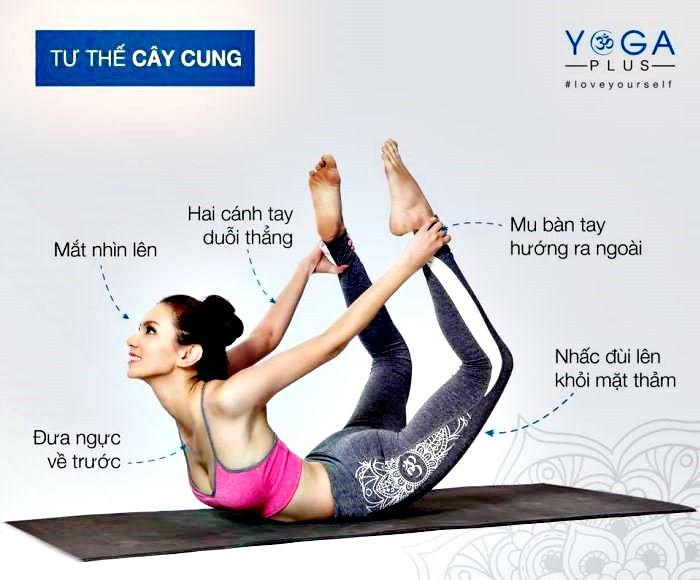 Tư thế cánh cung (bow pose – dhanurasana)