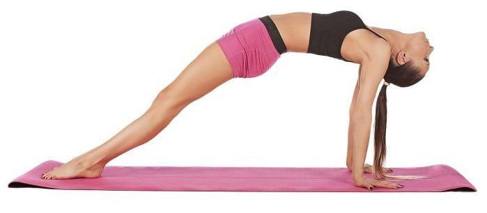 Tư thế chống đẩy ngược Upward Plank Pose