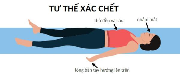 Tư thế Savasana (tư thế xác chết)