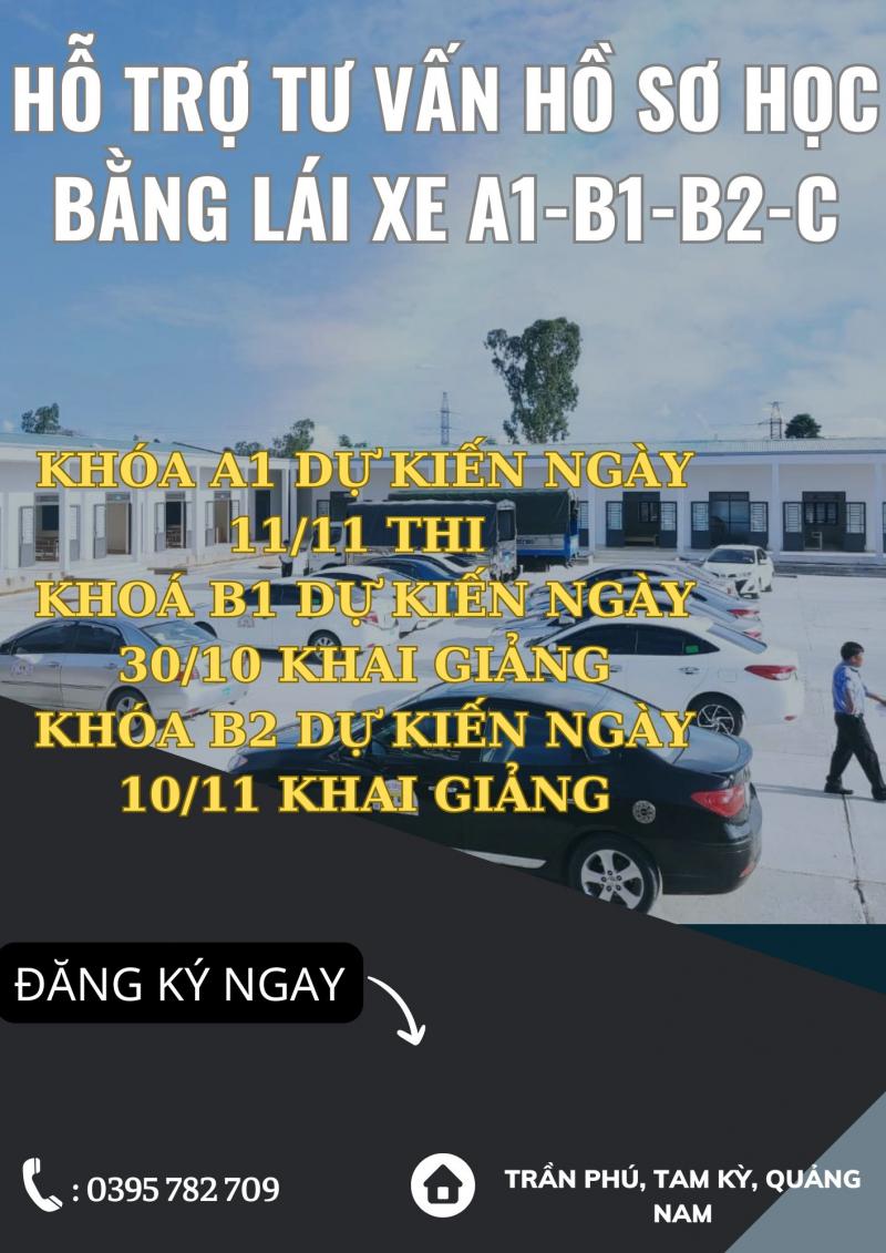 Tư Vấn Học Bằng Lái Xe Ô Tô Quảng Nam - Nguyễn Tiên Cảnh