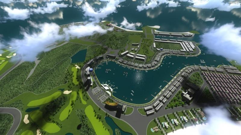 Toàn cảnh dự án Tuần Châu Marina Hạ Long