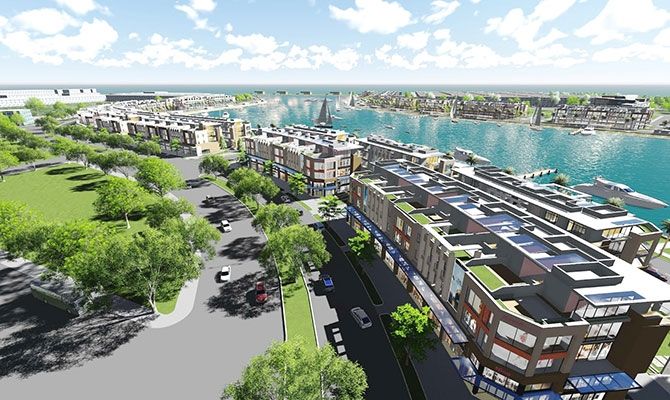 Shophouse của dự án Tuần Châu Marina Hạ Long