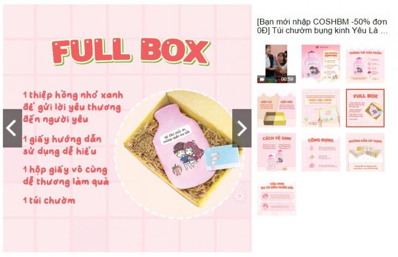 Túi Chườm Yêu Là Đủ Shop