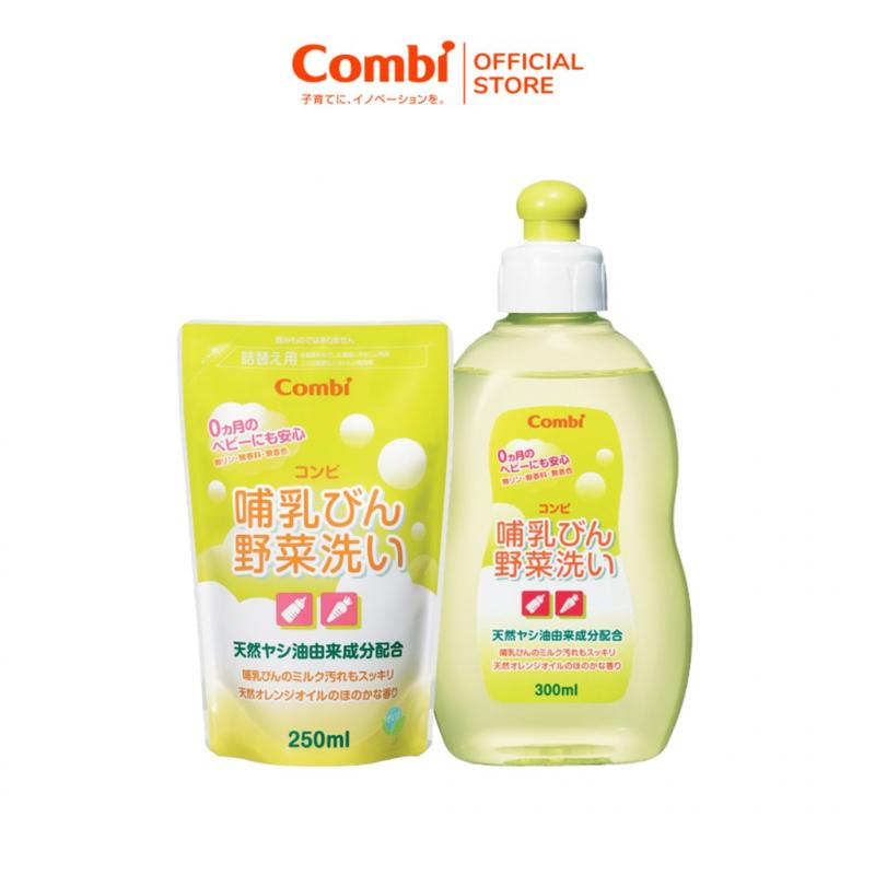 Nước rửa bình sữa và rau củ quả từ dầu cọ Combi