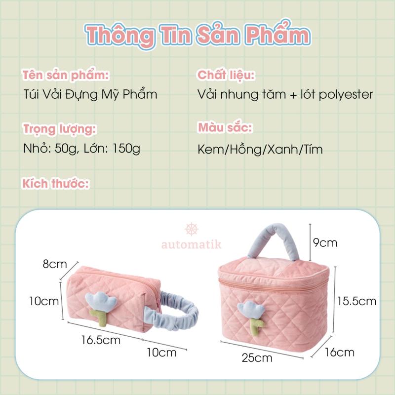 Túi đựng mỹ phẩm, đồ makeup Automatik