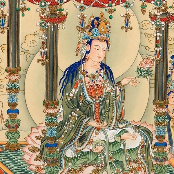 Bồ Tát Đại Thế Chí - biểu tượng của trí tuệ viên mãn, soi đường giúp chúng sinh giải thoát