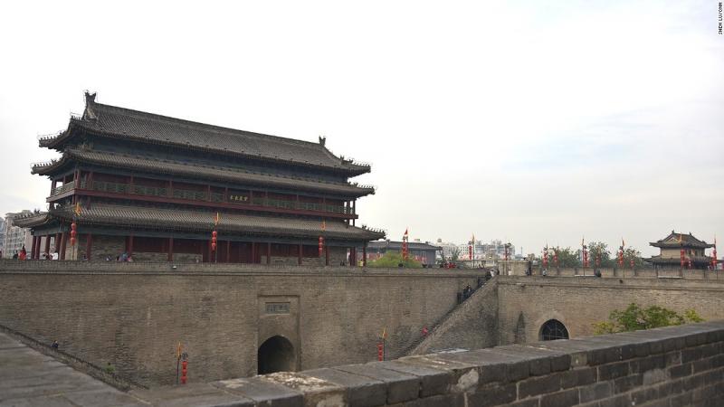 Tường thành thành phố Tây An, Trung Quốc