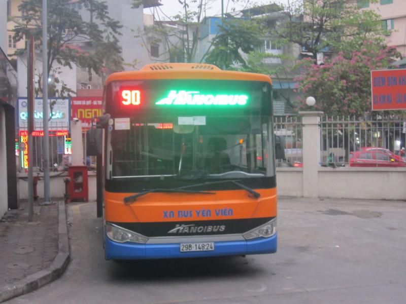 TUYẾN BUÝT SỐ 90: KIM MÃ – SÂN BAY NỘI BÀI