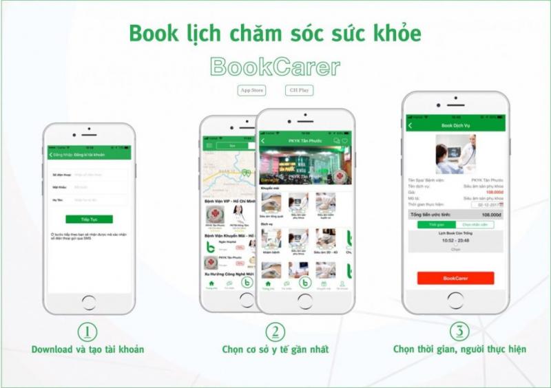 Ứng dụng đặt lịch hẹn: Bookcare