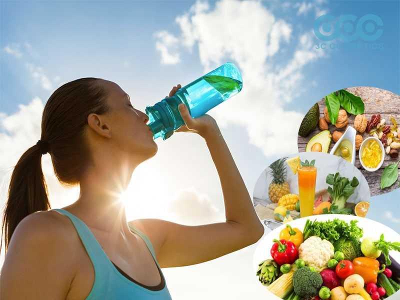 Uống đủ nước mỗi ngày
