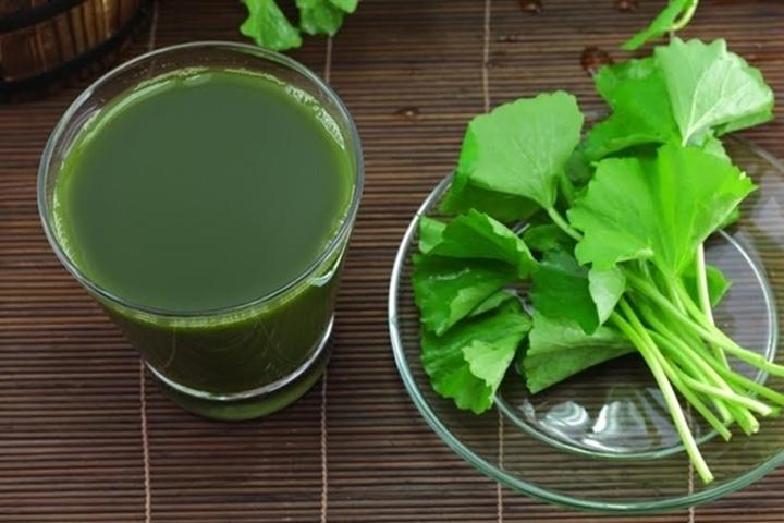 Uống nước rau má