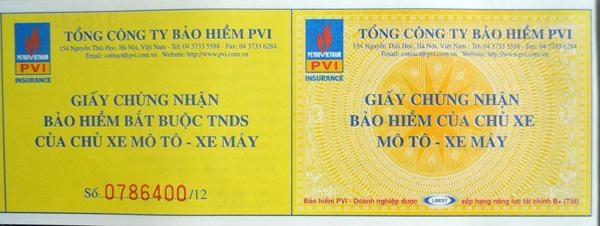 Vấn đề bảo hiểm xe máy