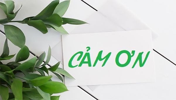 Người Việt cũng biết nói lời cảm ơn, nhưng thực sự chưa nhiều.