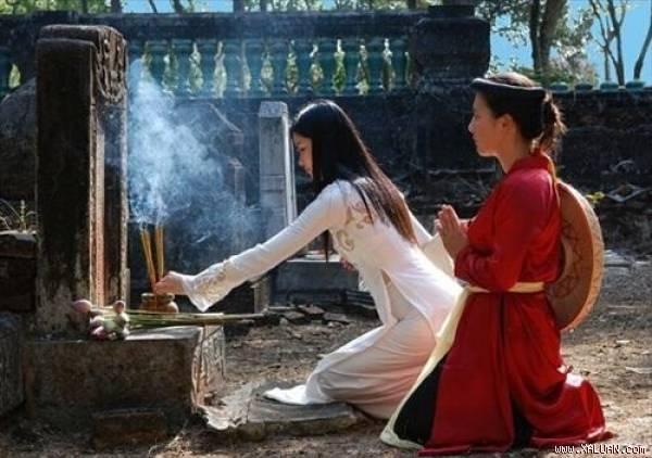 Hình ảnh minh họa khấn lễ tảo mộ