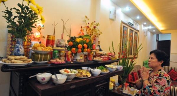 Ảnh minh họa khấn tổ tiên ngày mồng một Tết