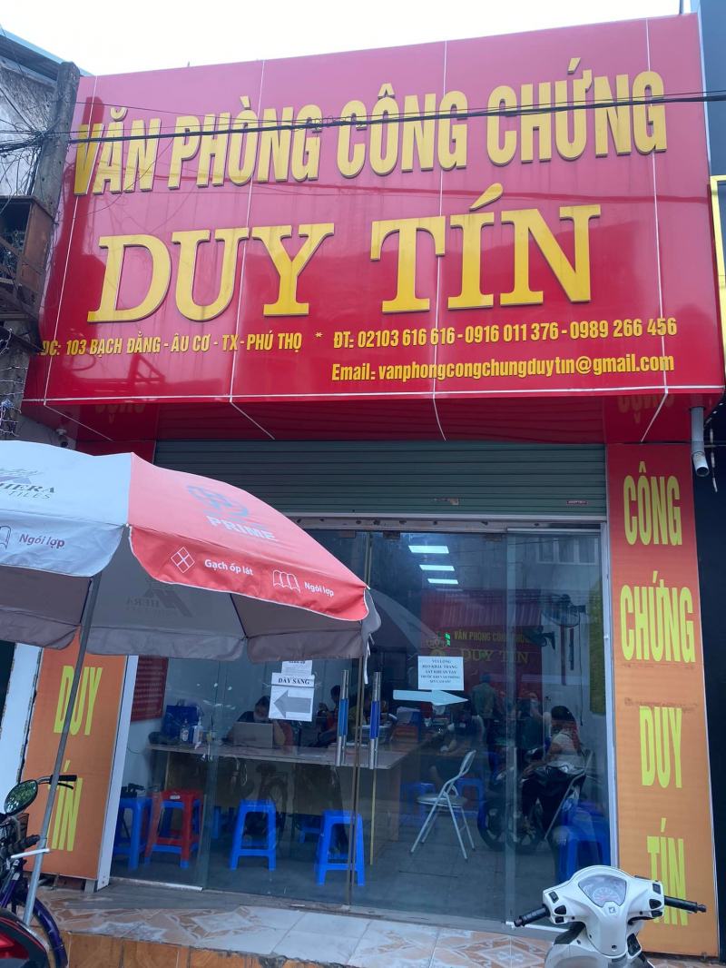 Văn phòng công chứng Duy Tín