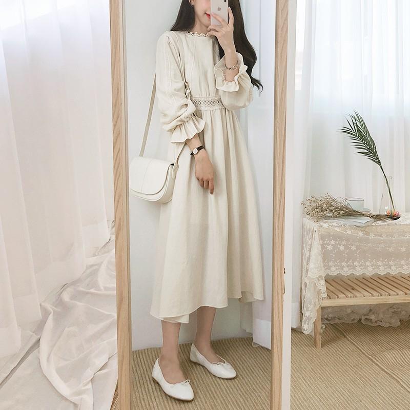 Váy dài phong cách Ulzzang