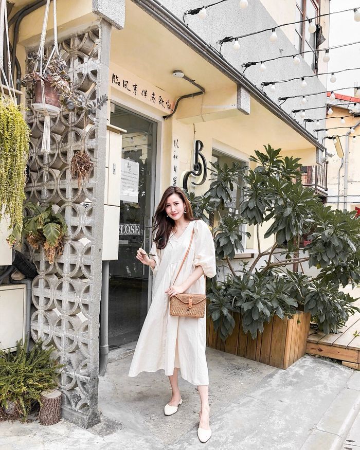 Váy liền giày mule/sandal