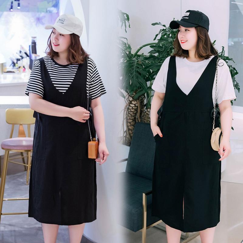 Váy yếm kết hợp áo tay dài