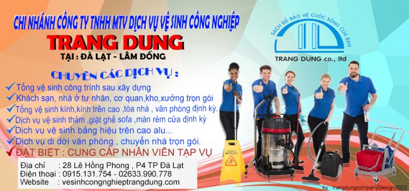 Vệ Sinh Công Nghiệp Trang Dung