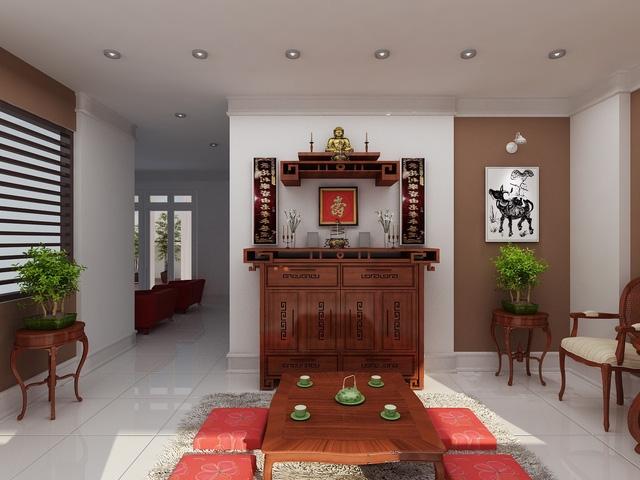 Chọn vị trí đặt bàn thờ thích hợp