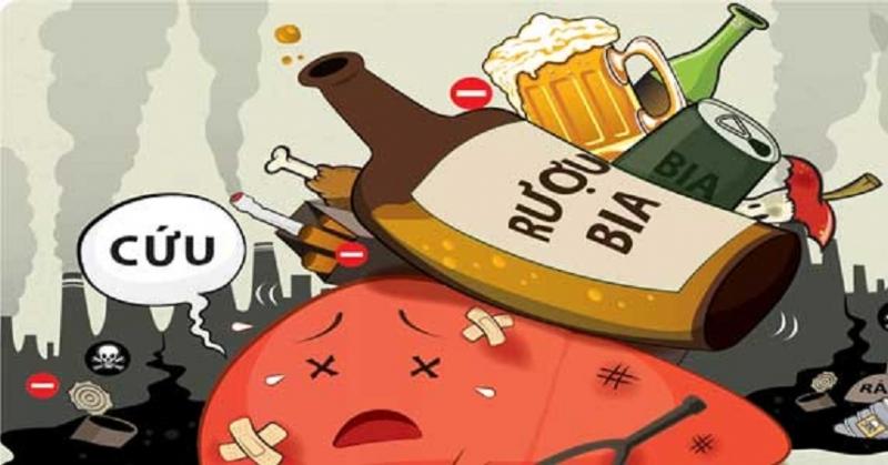 Viêm gan, xơ gan do rượu