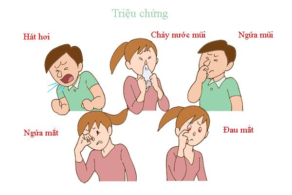 Các triệu chứng của bệnh viêm mũi dị ứng