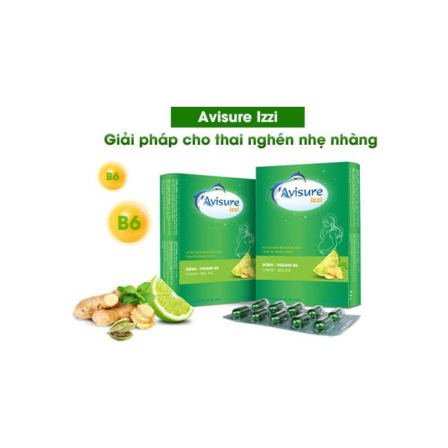 Viên giảm nghén Avisure Izzi hỗ trợ giảm nôn nghén, chán ăn ở bà bầu