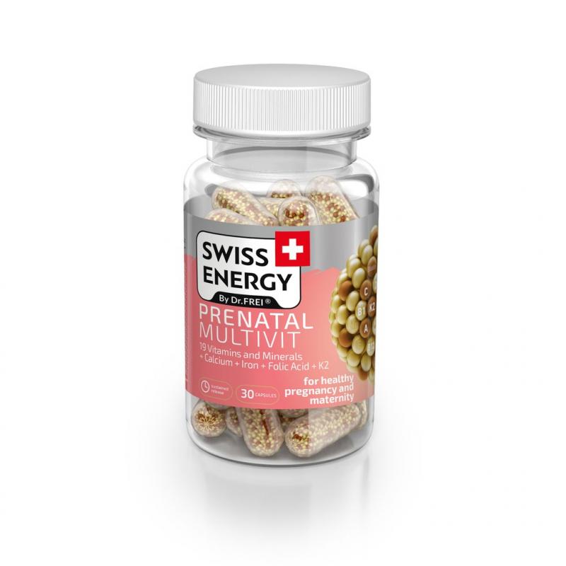 Viên nang bổ sung vitamin cho phụ nữ mang thai và cho con bú Swiss Energy Prenatal Multivit