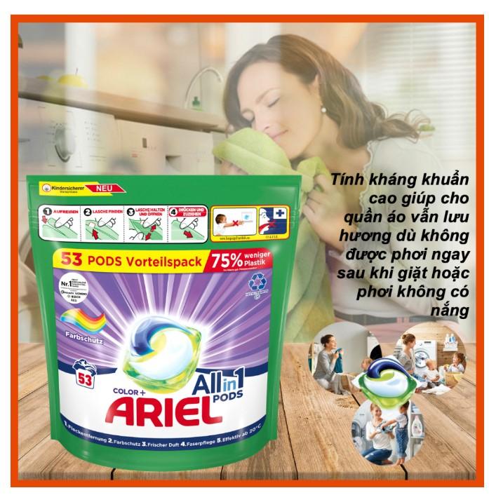 Viên giặt xả Ariel