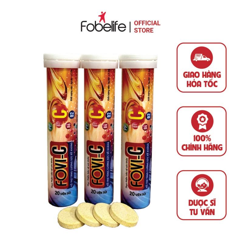 Viên sủi Vitamin C Fovi-c Fobe