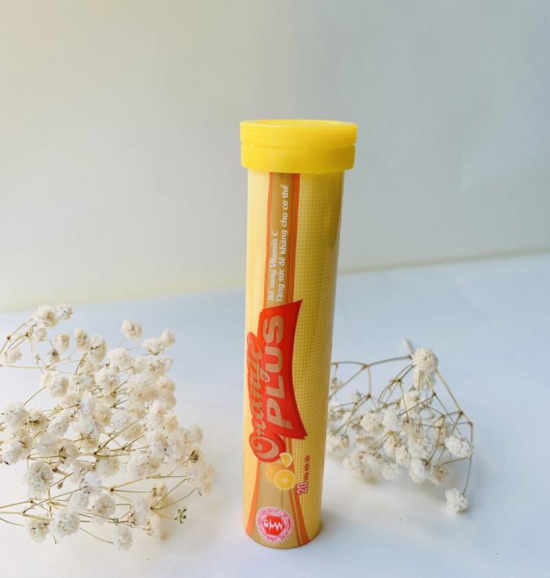 Viên sủi Vitamin Orange Plus Đại Uy hương cam