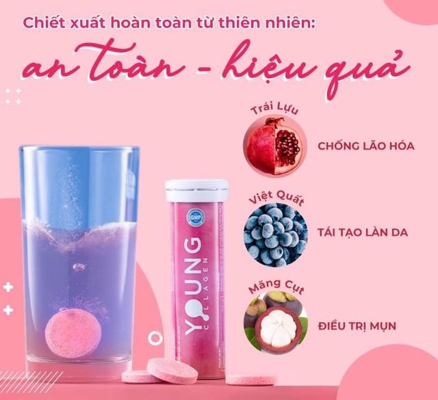 Viên sủi Young Collagen