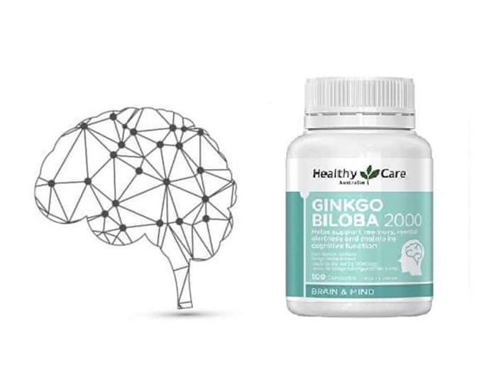 Viên uống bổ não Healthy Care Ginkgo Biloba 2000