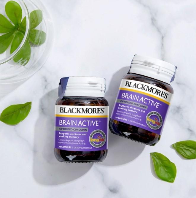 Viên uống bổ não tăng cường trí nhớ Blackmores Brain Active
