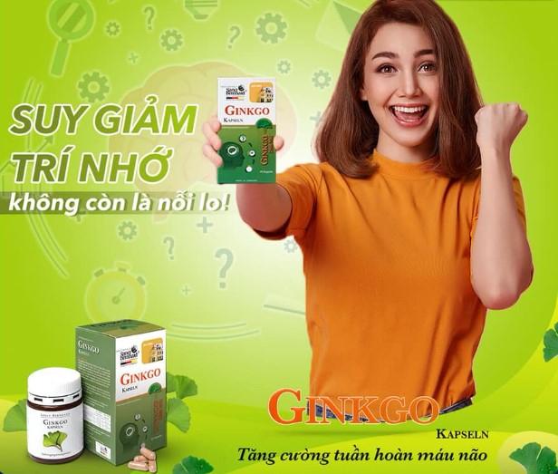 Viên uống bổ não, tăng tuần hoàn não Ginkgo Kapseln 50mg
