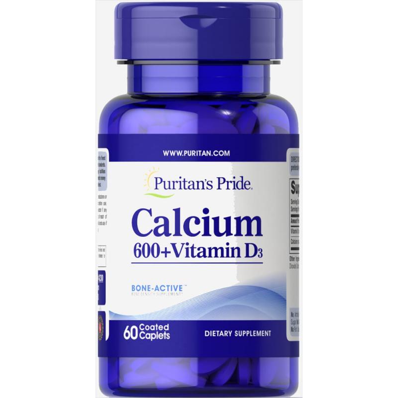 Viên uống bổ sung Canxi và Vitamin D3 chống loãng xương Puritan's Pride