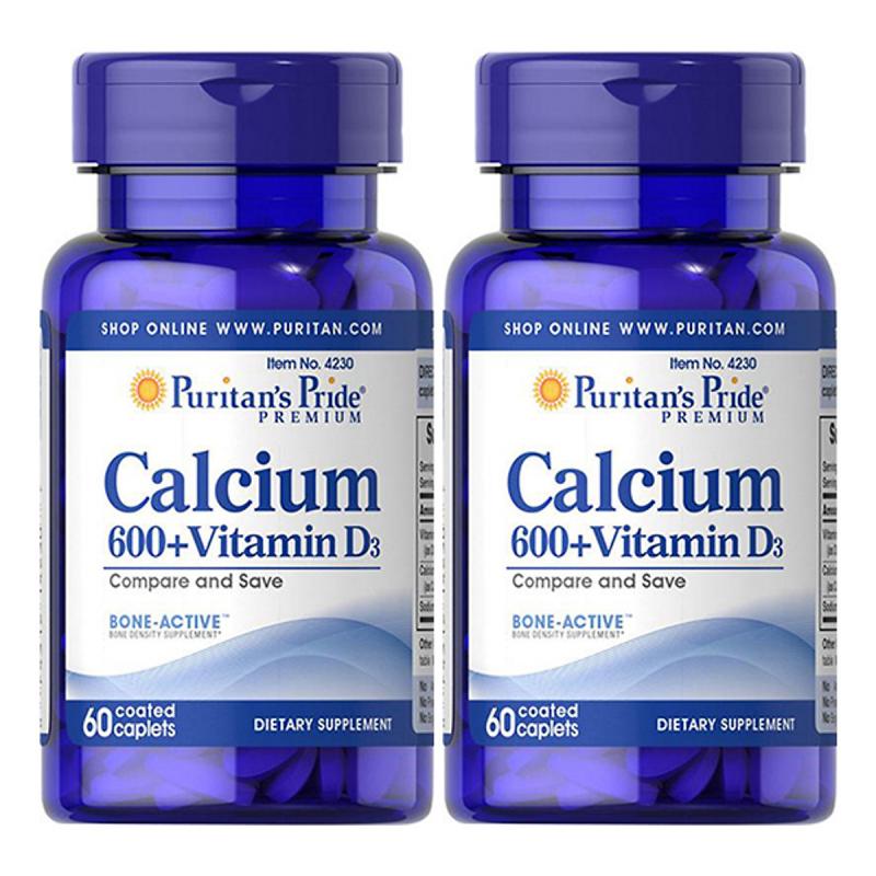 Viên uống bổ sung Canxi và Vitamin D3 chống loãng xương Puritan's Pride