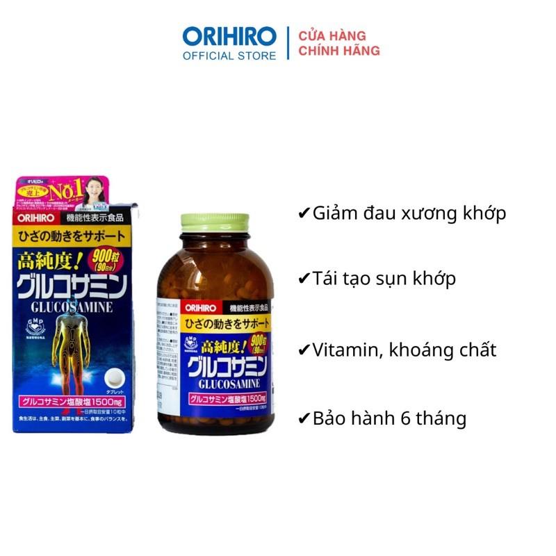 Viên uống bổ sung Glucosamine Orihiro Nhật Bản giảm đau xương khớp