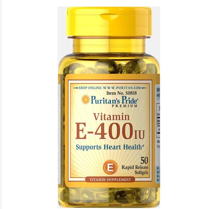 Viên uống bổ sung Vitamin E 400 IU Puritan Pride
