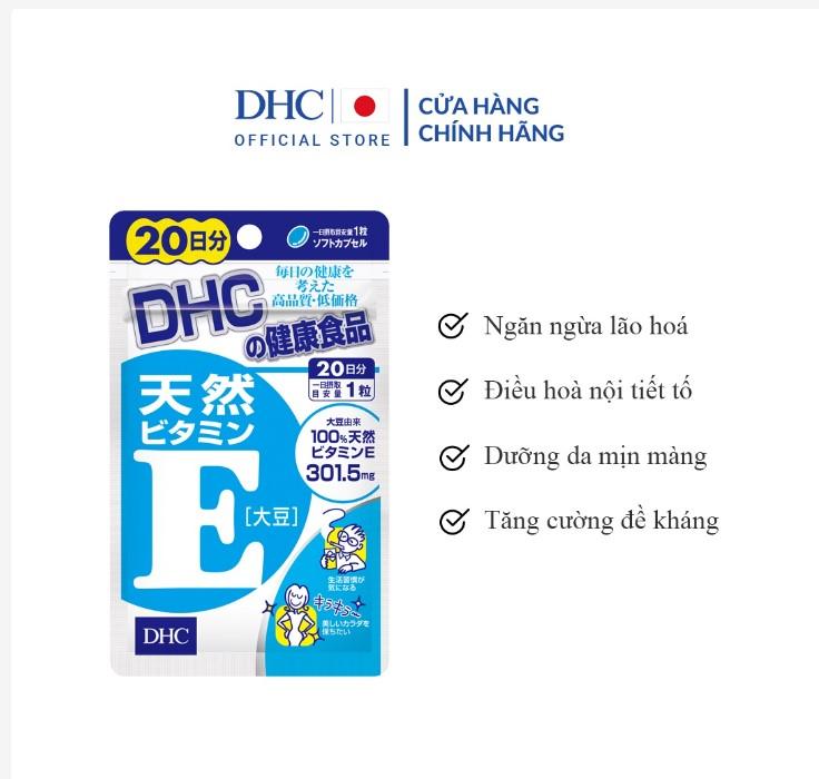 Viên uống vitamin E DHC